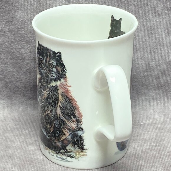 Cats Galore Mug Roy Kirkham England 2005 Fine Bone China 12oz Cup K.M. Hassall - Picture 8 of 11